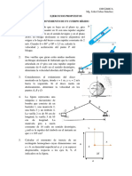 4 Ejercicios Movimiento de Un Cuerpo Rígido