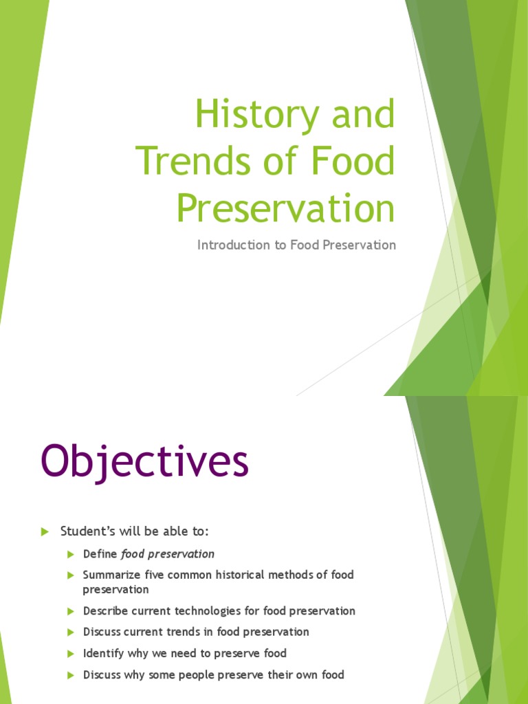3 1 1 Introduction Food Preservation Food Preservation Vegetables