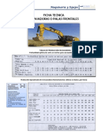 Ficha Tecnica Excavadoras