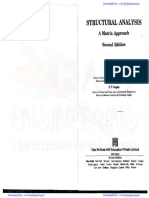 Structural Analysis BY PANDIT AND GUPTA PDF