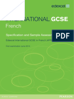 GCSE Int French4FR0 Spec Iss4 SAMs Iss2