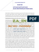 Bab Xii Satuan-Satuan Dan Bentrokan Pertama PDF