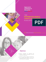 Taller Estrategias para Evaluar Compartir Aprendizajes PDF