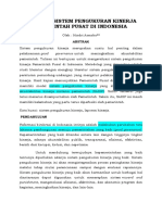 Evaluasi Sistem Pengukuran Kinerja Pemerintah Pusat Di Indonesia