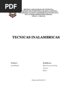 Tecnicas Inalambricas