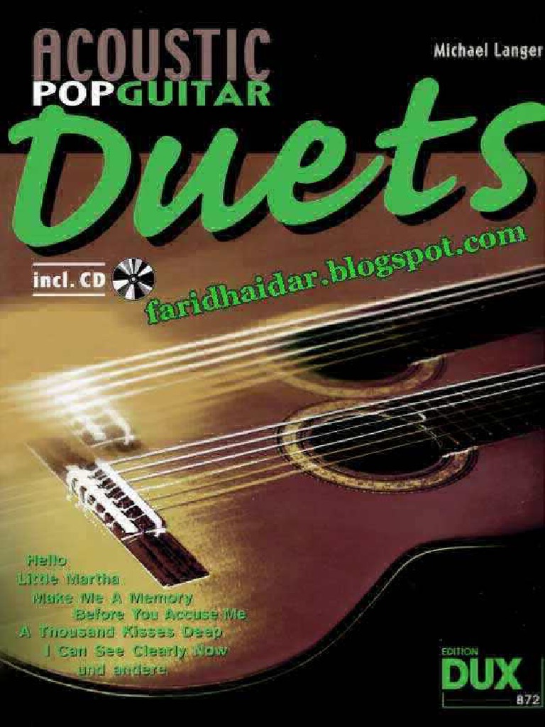 Acoustic Pop Guitar Duets