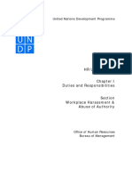 (UNDP)Policy on Workplace Harassment and Abuse of Authority