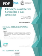 PET ENGENHARIAS MACAÉ (UFRJ) - Introdução Aos Materiais Compósitos e Suas Aplicações