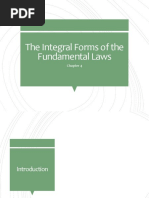 The Integral Forms of the Fundamental Laws