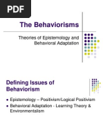 Behaviorism