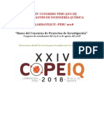 Bases Del Proyecto de Investigacion COPEIQ 2018