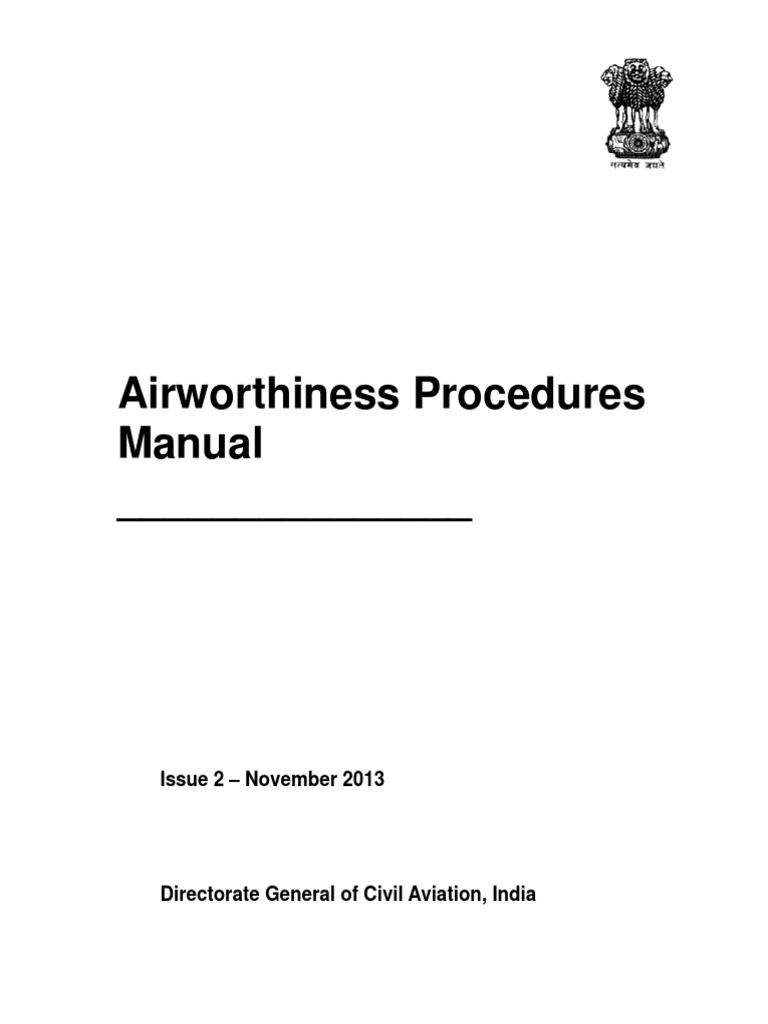 Airworthiness Procedures Manual - : Issue 2 - November 2013 | PDF