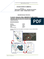 Estudio de Impacto Ambiental