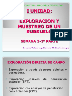 Exploracion de Suelos-Semana 3-1º Parte