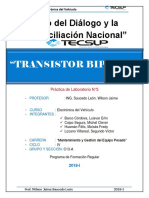 Electronica Informe #03 " Transistores Bipolares"