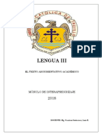 El texto argumentativo académico: partes y estructura