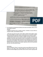 En Un Organizador Visual Argumente Las Diferencias de Las Ideas de Aristóteles y Platón