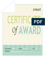 Certificate of Appreciation 6