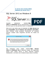 Instalar SQL Server 2012 en Windows 8