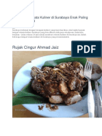 20 Wisata Kuliner Di Surabaya