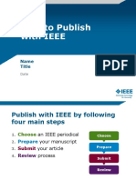 How to Publish With Ieee Presentation