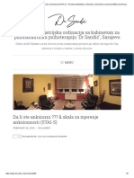 Da li ste anksiozni ___ & skala za mjerenje anksioznosti (STAI-S) – Privatna psihijatrijska ordinacija sa kabinetom za psihoanalitičku psihoterapiju 'Dr Sandić', Sarajevo.pdf