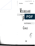 Vocabulaire Progressif Du Francais Intermediaire (Corriges) PDF