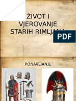 Život I Vjerovanja Starih Rimljana