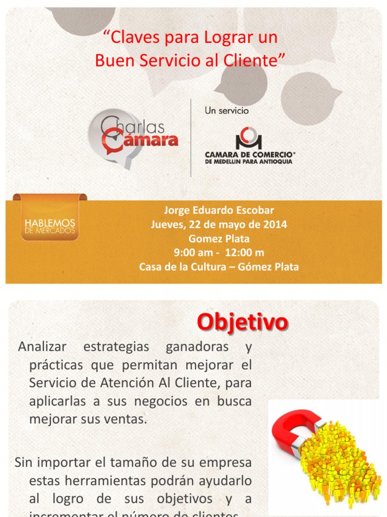Claves para Lograr Un Buen Servicio Al Cliente | PDF | Cliente ...