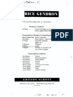 Marais Gendron La Folia Violoncello y Piano PDF