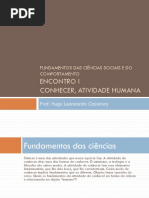 Encontro I - Conhecer Uma Atividade Humana