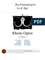 Batailles Fantastiques Le9 Âge: Khans Ogres