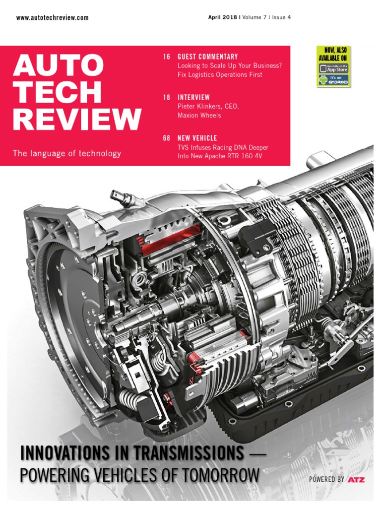 Auto Tech Review April 2018 PDF Electric Vehicle Transmission