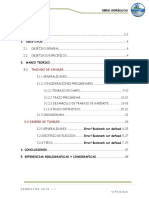 Informe Obras Hidraulicas