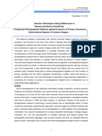 Privacy Protection Techniques Using Differences in Human and Device Sensitivity