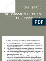 Submission of Plan For Approval: Ubbl Part Ii