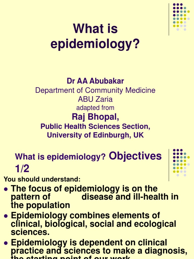 What Is Epidemiology | PDF | Epidemiology | Science
