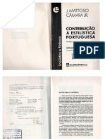 Livro Contribuição A Estilística Portugues - Matoso Câmara Júnior PDF