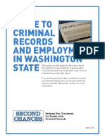 Criminal Background Guidelines in Wa State