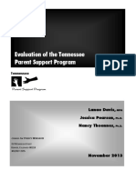 Evaluation of the Tennessee Parent Support Program 11-2013
