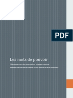 Cours Magieexemple - Les-Mots-De-Pouvoir PDF