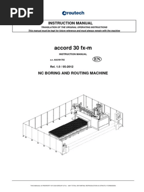 Accord 30 Fx M Operations Machines Drilling - 