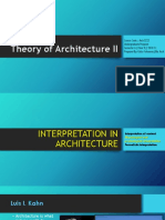 Lec 01 - Interpretation in Architecture