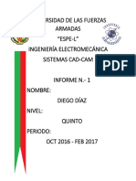 Informe 1 Cad Cam