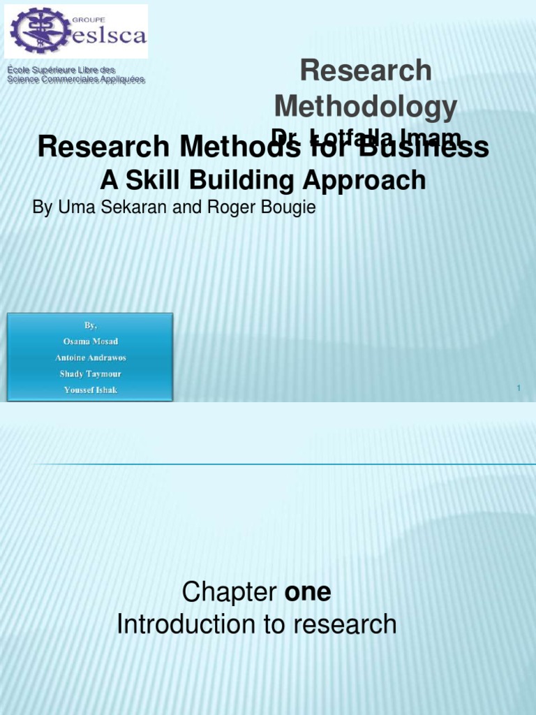 Business Research Methodology Overview | PDF | Sampling (Statistics ...