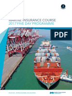 Marine Insurance Training Course 2017