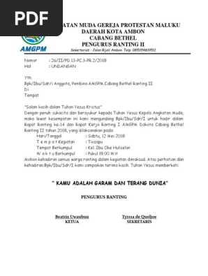 Undangan Ibadah