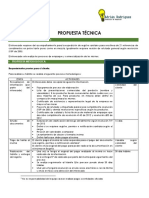 Propuesta técnica trámite registro sanitario condimentos