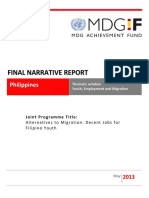 Philippines - YEM - Final Narrative Report