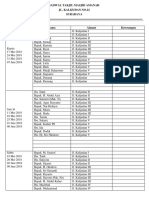 Jadwal Takjil